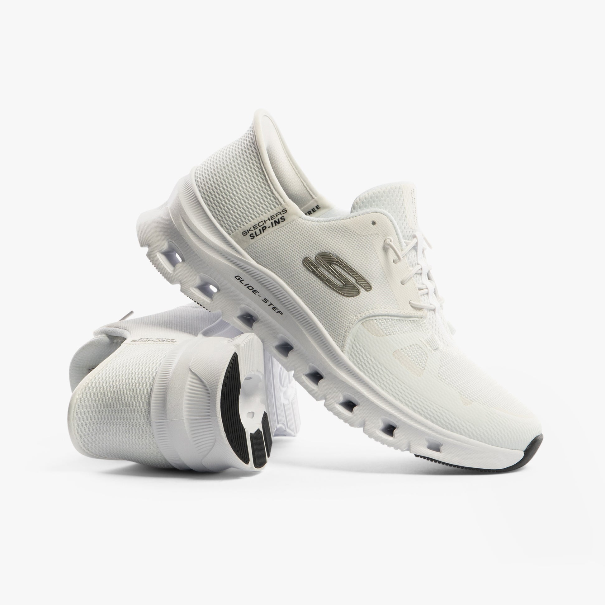 Skechers 150420/WHT GLIDE-STEP PRO Womens Trainers White