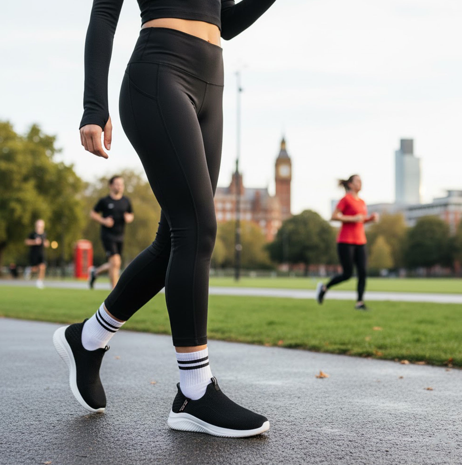 Skechers 150450/BLK ULTRA FLEX 3.0-EASY WIN Womens Trainers Black