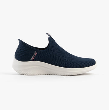 Skechers ULTRA FLEX 3.0-EASY WIN Womens Trainers Navy/Grey/Pink