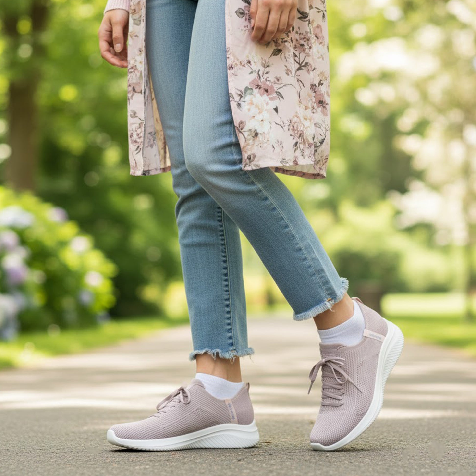 Skechers 150457/LTMV ULTRA FLEX 3.0-ELEVATED MOTION Womens Trainers Light Mauve