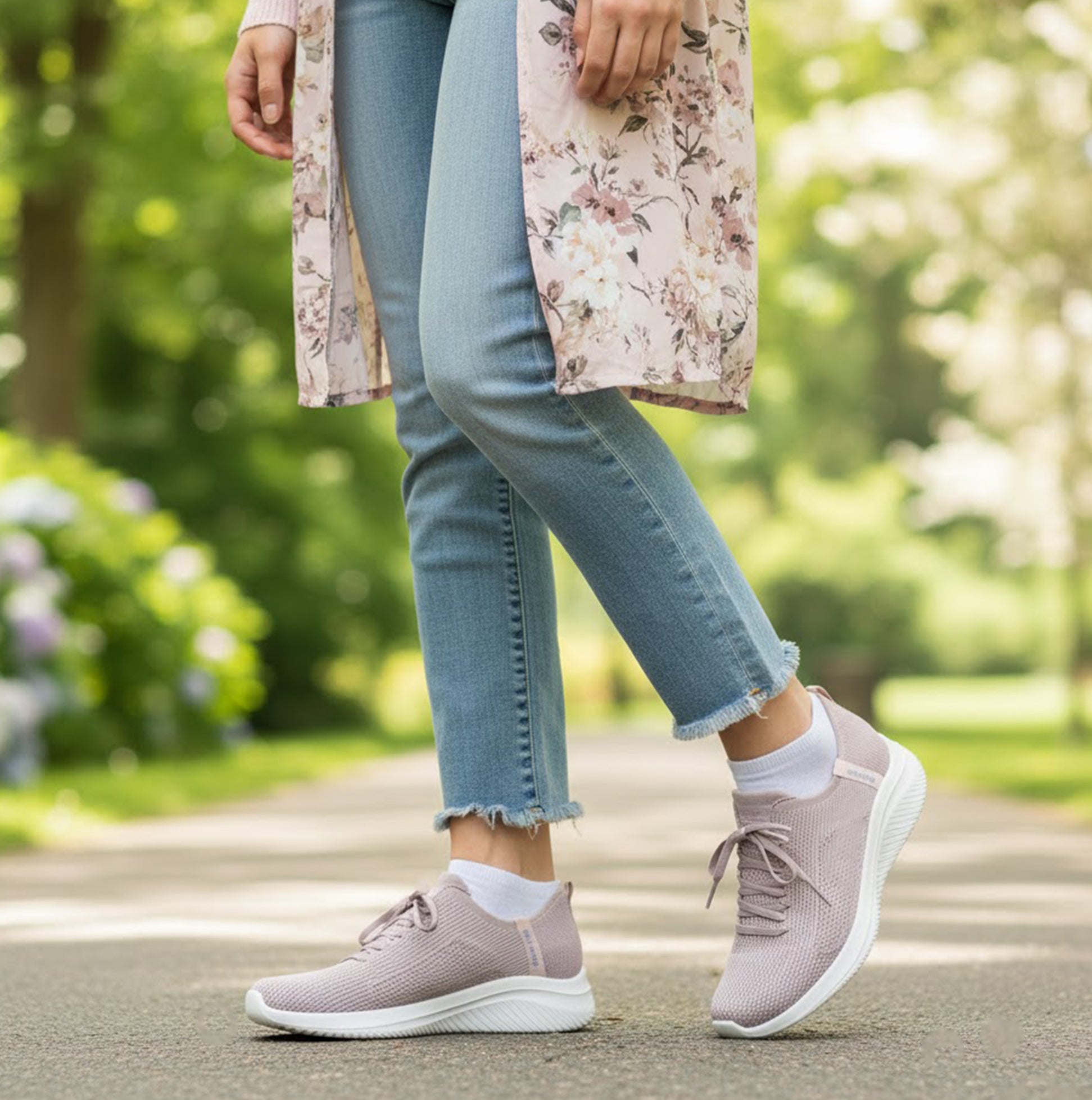 Skechers 150457/LTMV ULTRA FLEX 3.0-ELEVATED MOTION Womens Trainers Light Mauve