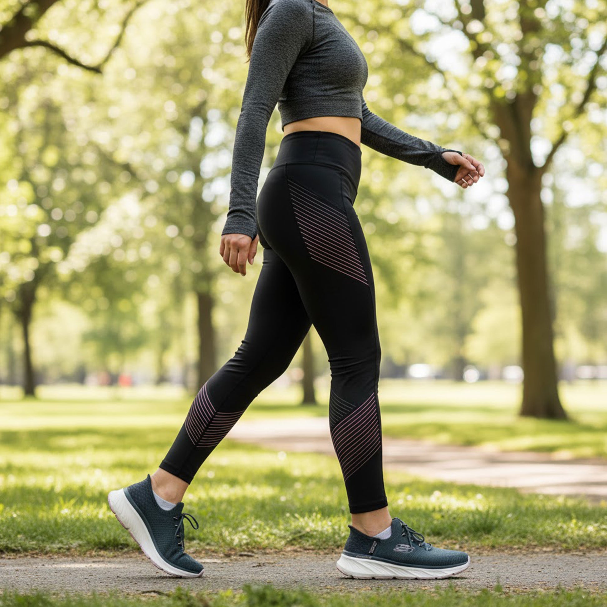 Skechers 150470/NVLV EDGERIDE - IMPRESSION Womens Trainers Blue