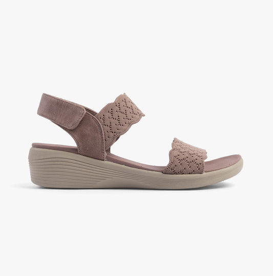 Skechers ARYA - ON THE RISE Womens Sandals Mauve/Pink