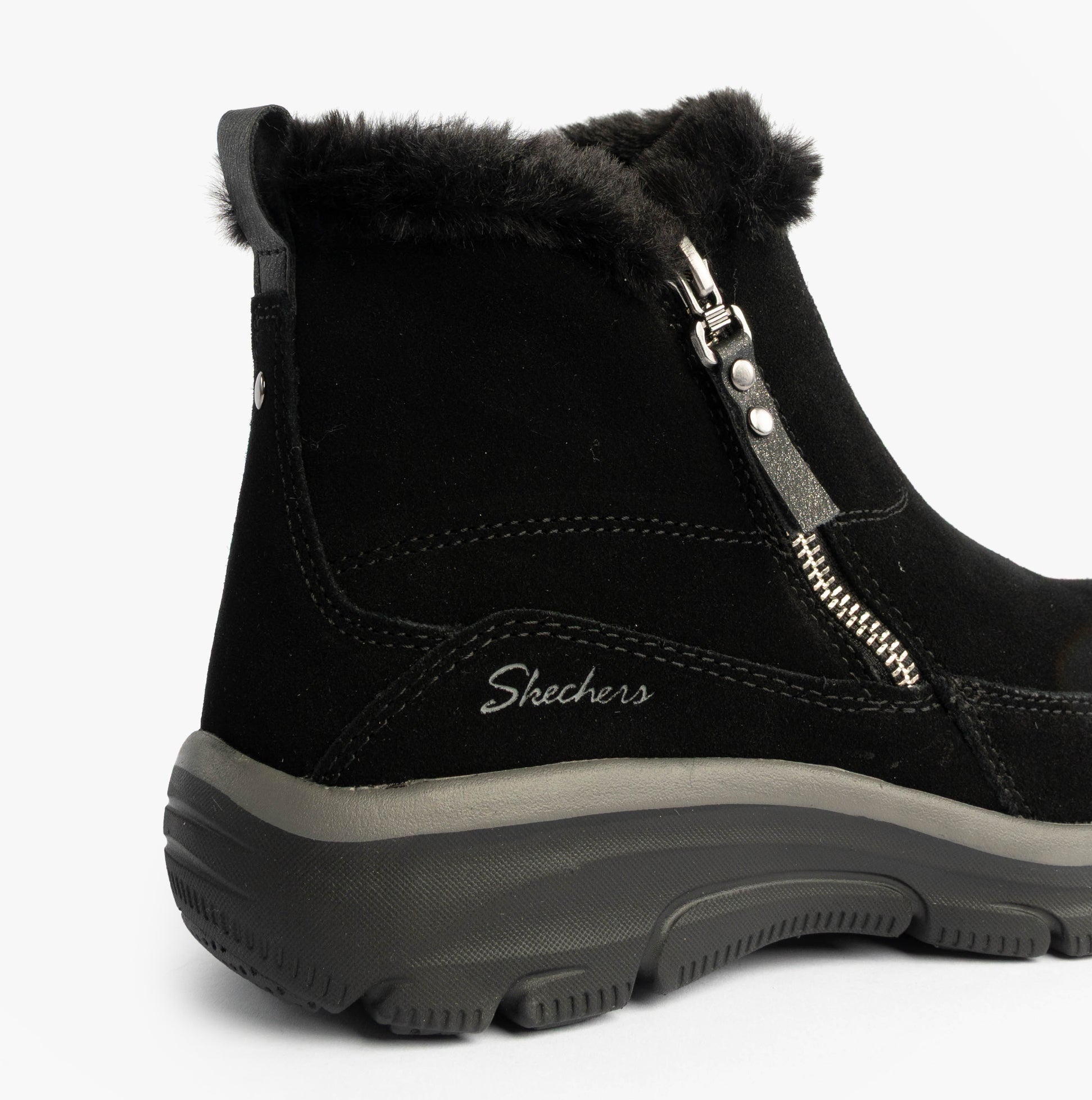 Skechers 167862/BLK EASY GOING - COOL ZIP Womens Boots Black