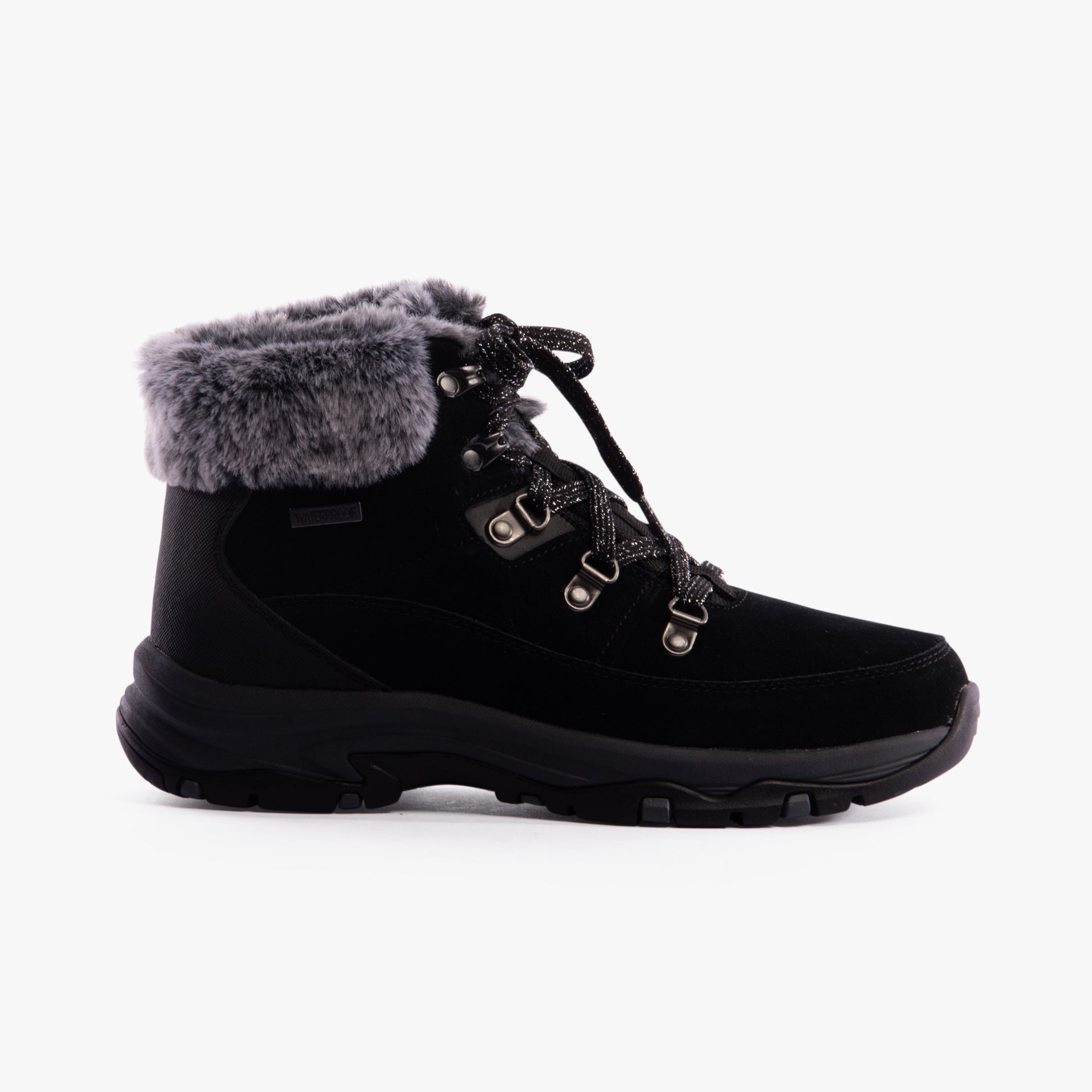 Skechers 167882/BLK TREGO - SNOW WORRIES Womens Boots Black