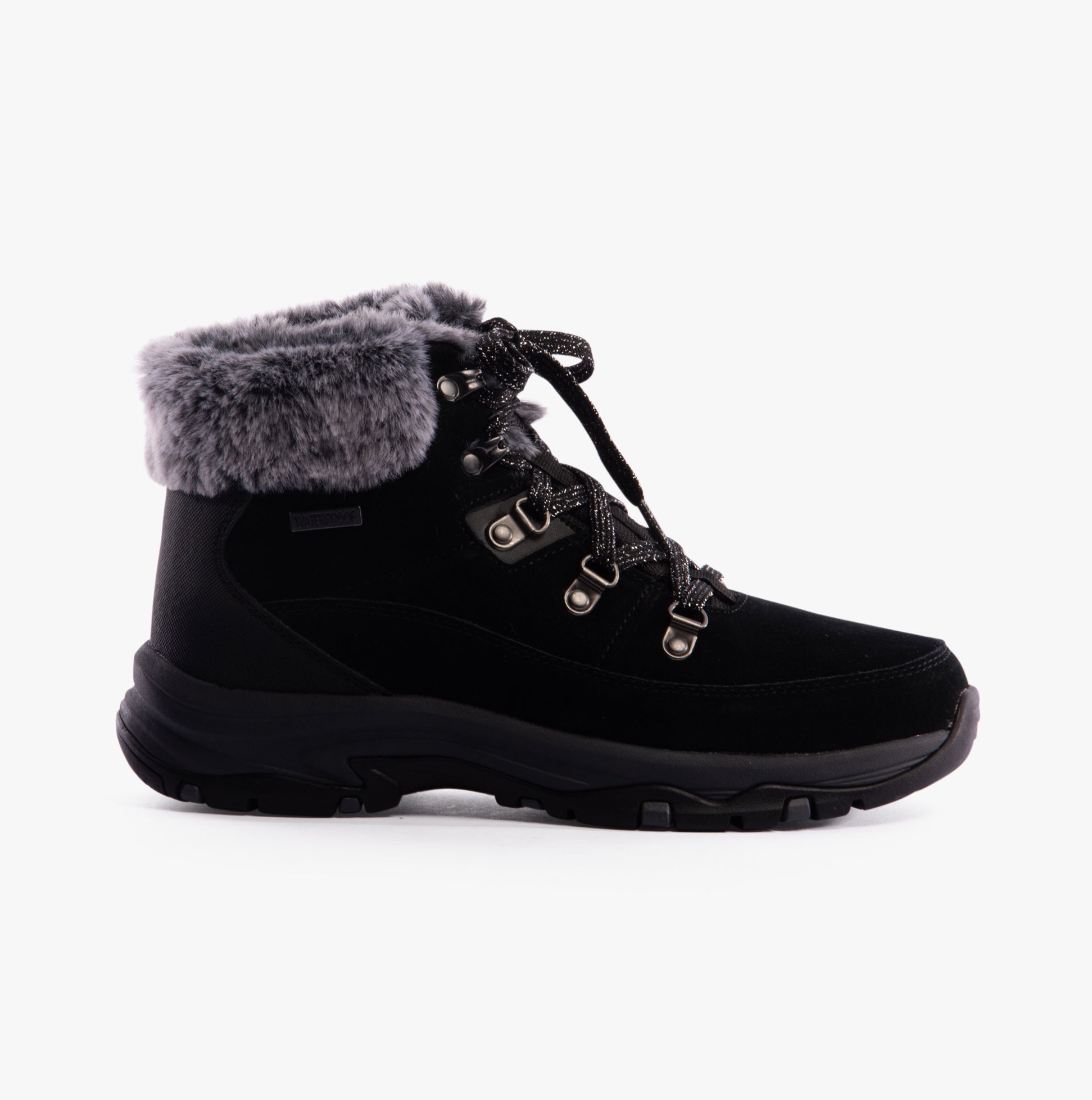 Skechers 167882/BLK TREGO - SNOW WORRIES Womens Boots Black