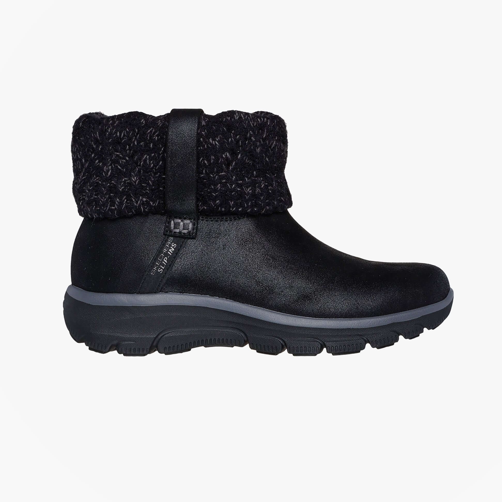 Skechers EASY GOING - COZY WEATHER 2 Womens Boots Black