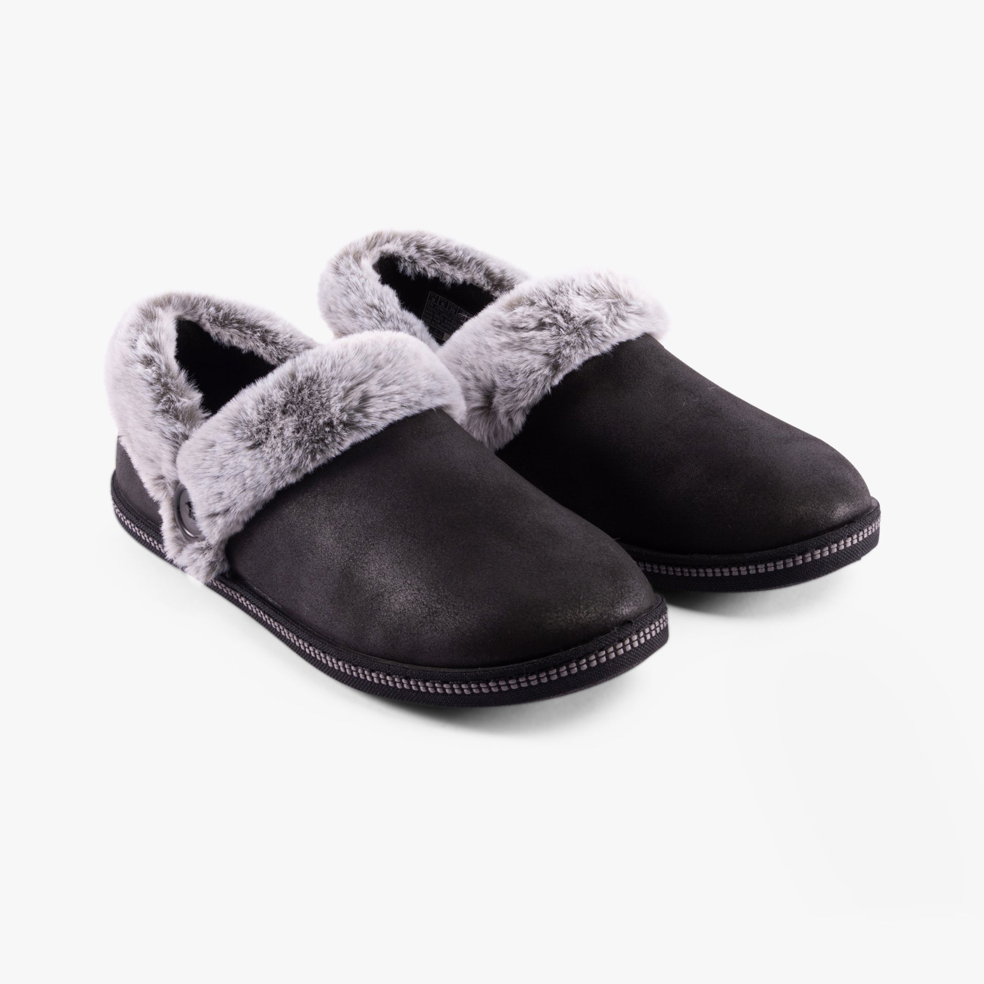 Skechers 169010/BLK COZY CAMPFIRE-FRENCH TOAST 2 Womens Slippers Black