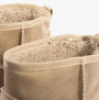 Skechers 169018/TPE KEEPSAKES LITE - SNOW BIRD Womens Boots Taupe detail view of faux fur lining