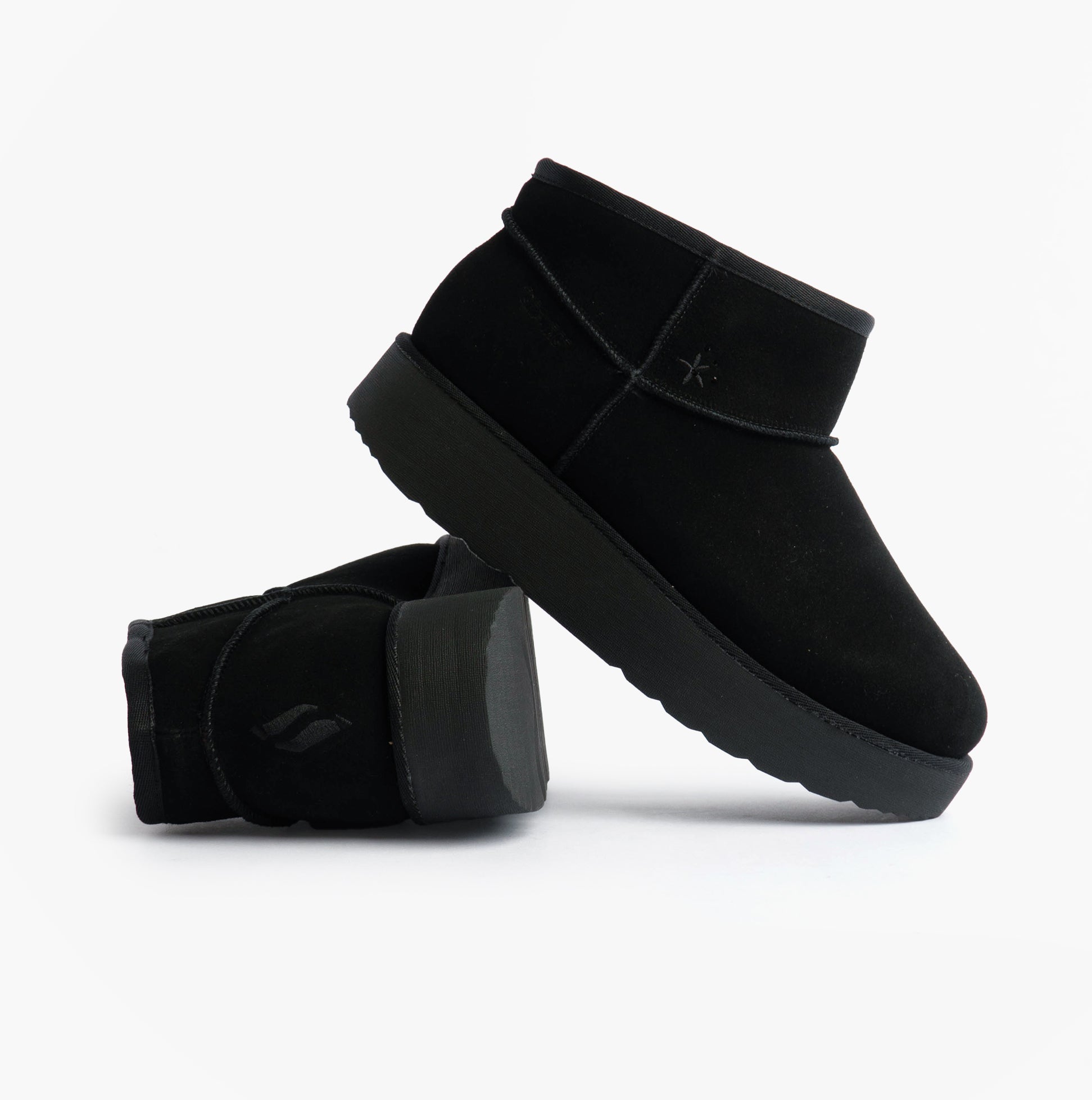 Skechers KEEP COZY Womens Boots Black