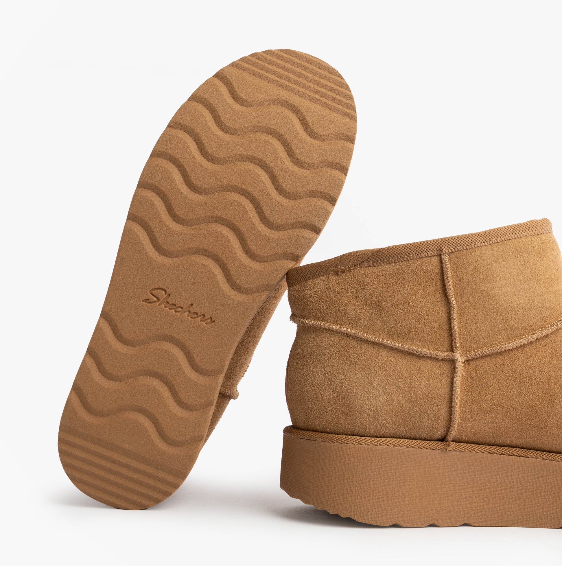 Skechers KEEP COZY Womens Boots Chestnut