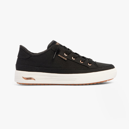 Skechers ARCH FIT ARCADE MEET YA THERE Womens Trainers Black