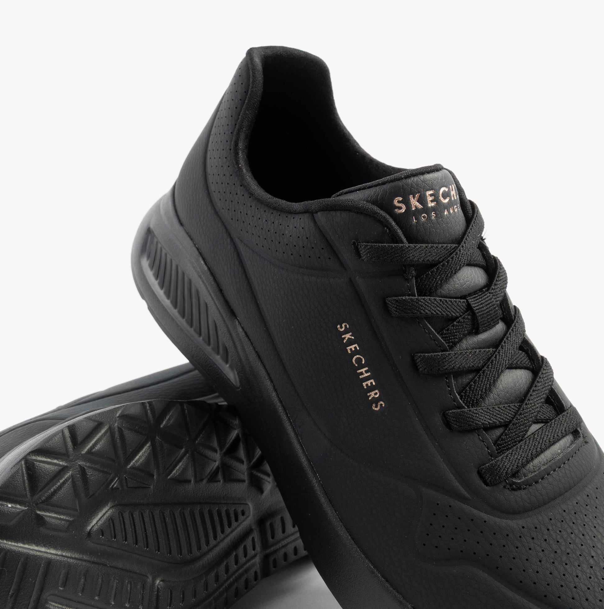 Skechers 177289/BBK UNO LITE - LITE WORK Womens Trainers Black