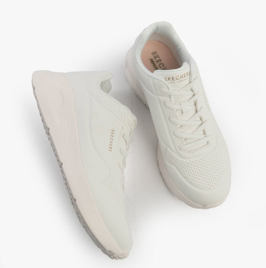 Skechers UNO LITE - LITE WORK Womens Trainers White
