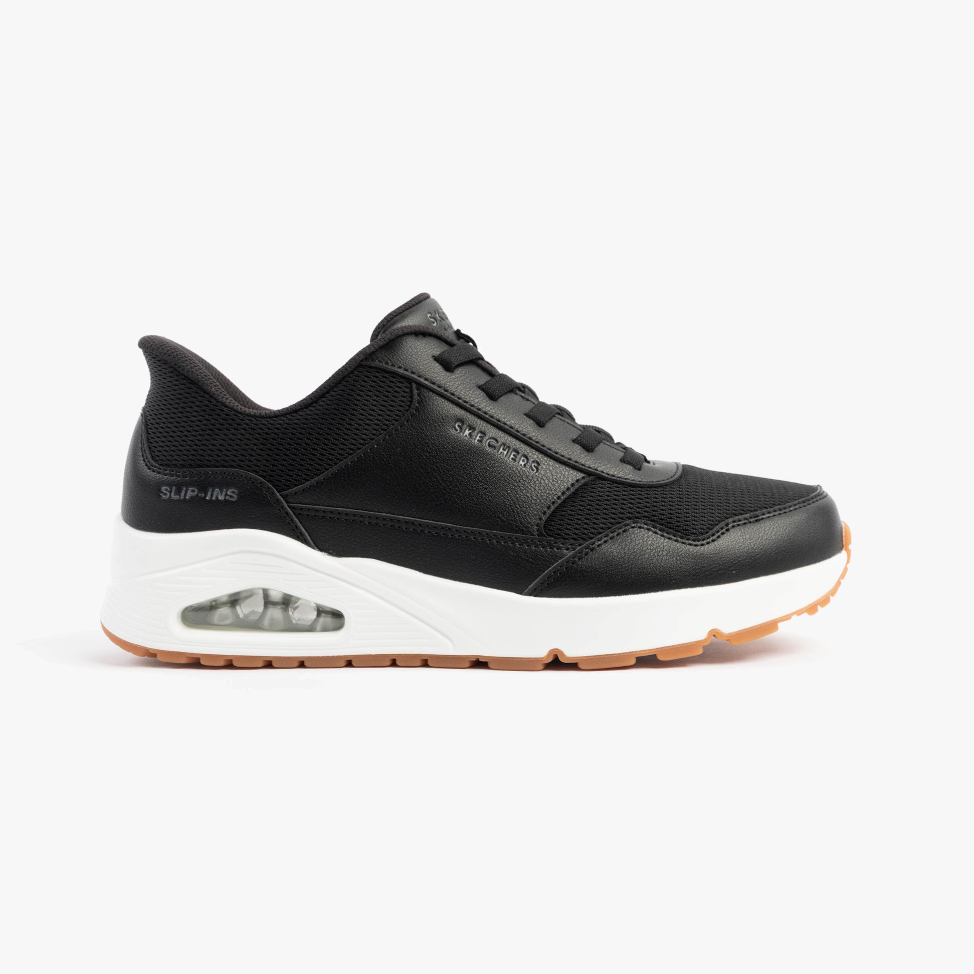 Skechers 183022/BLK UNO - BANKSIA Mens Trainers Black