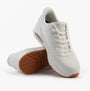 Skechers 183022/WHT UNO - BANKSIA Mens Trainers White side view with lace-up closure and rubber sole.