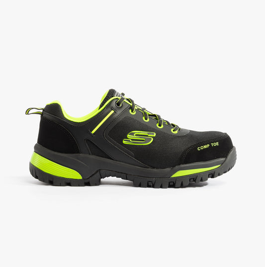 200188EC/BKLM GATLON Mens Trainers Black/Lime