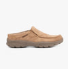 Skechers 204402/TAN CRESTON Mens Slip-On Mule Shoes Tan