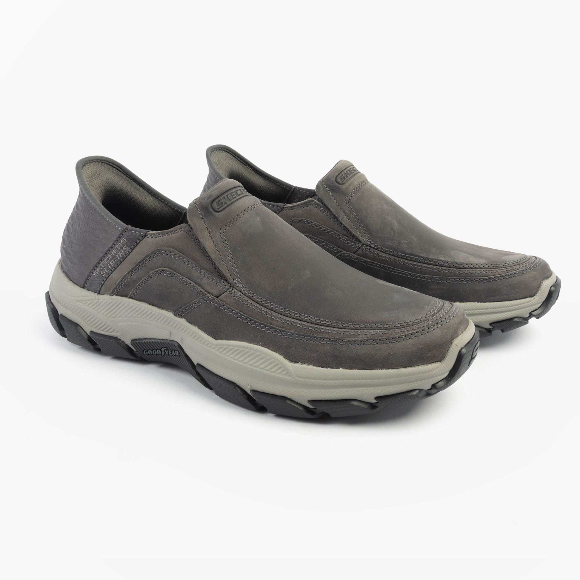 Skechers 204810/CHAR RESPECTED - ELGIN Mens Shoes Charcoal
