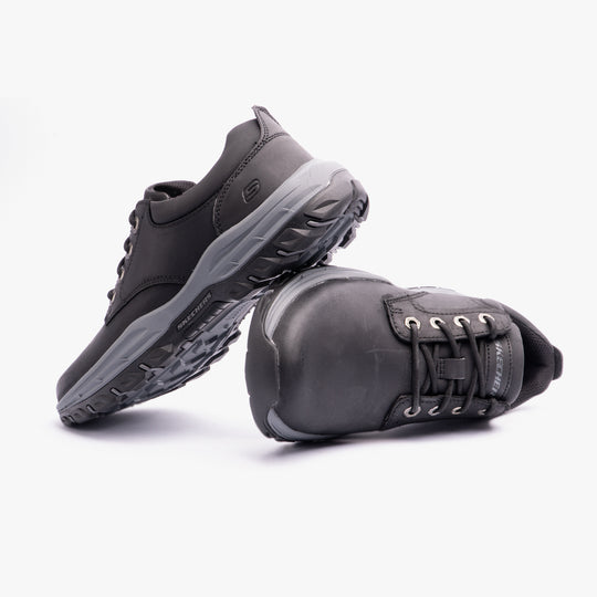 Skechers RELAXED FIT: KNOWLSON LELAND Mens Trainers Black