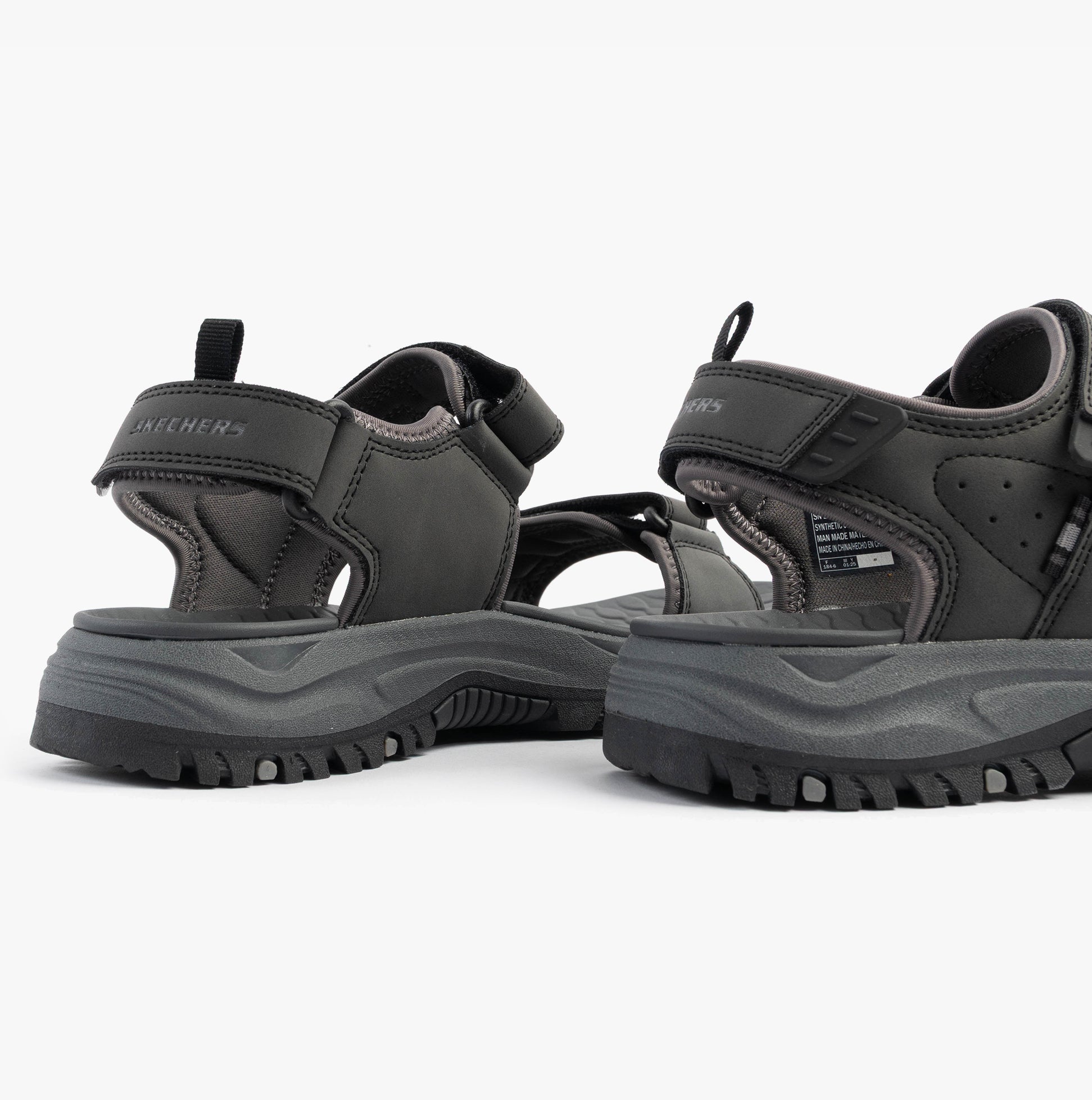 Skechers 205139/BLK PREWITT - RIGDON Mens Sandals Black