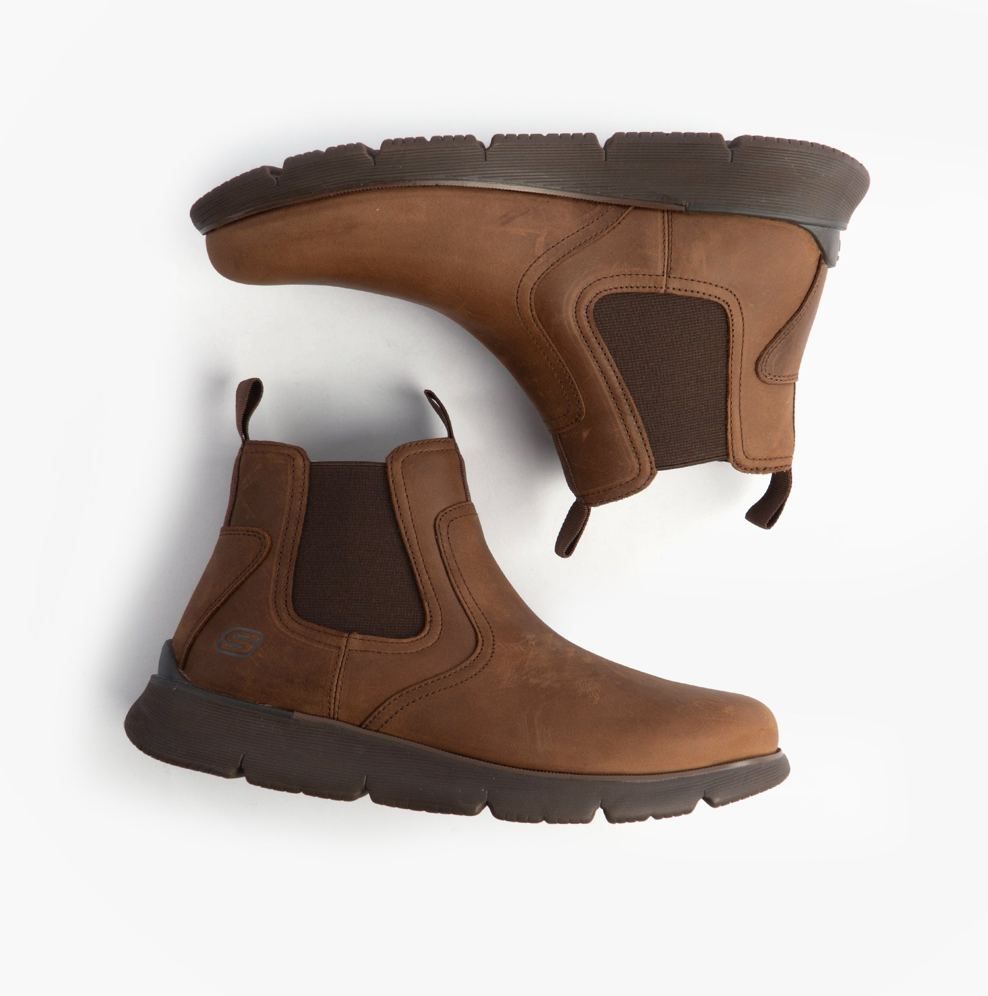 Skechers AUGUSTINO - PAULO Mens Boots Chocolate