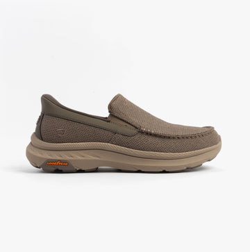 Skechers 205451/TPE POLLARD - WILFRED Mens Shoes Taupe