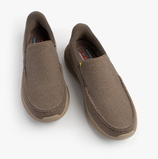 Skechers POLLARD - WILFRED Mens Shoes Taupe