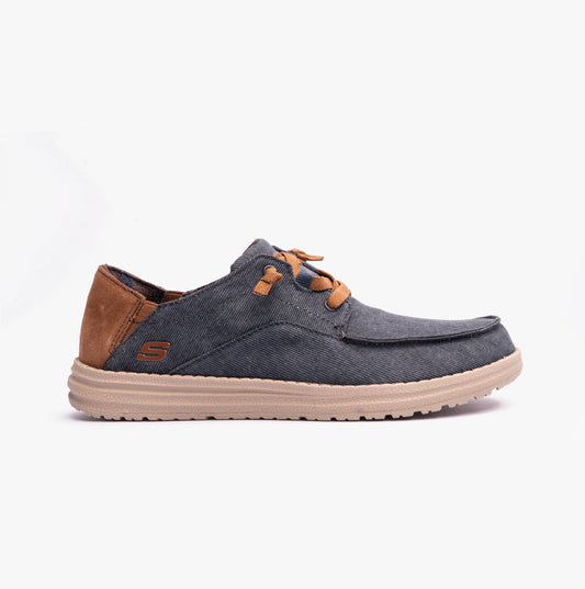 Skechers 210116/NVY RELAXED FIT: MELSON - PLANON Mens Trainers Navy