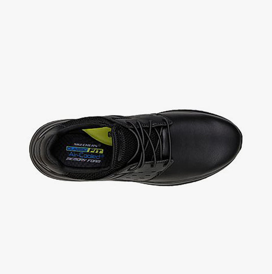 Skechers 210308/BBK DELSON 3.0-EZRA Mens Shoes Black