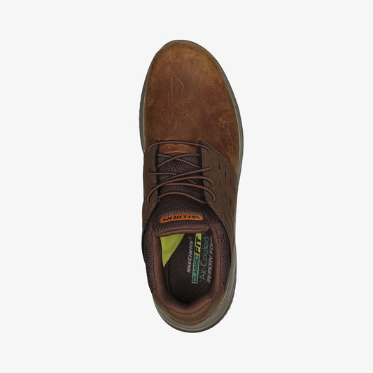 Skechers 210308/CDB DELSON Mens Trainers Dark Brown