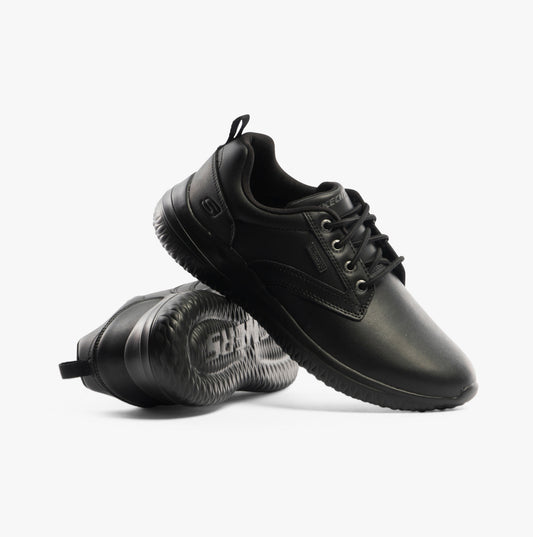 Skechers 210661/BBK DELSON 3.0 - GLAVINE Mens Shoes Black
