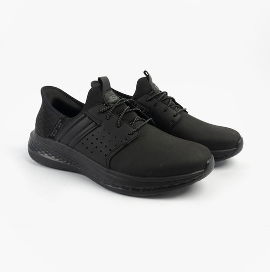 Skechers SLADE - ZACHARY Mens Trainers Black