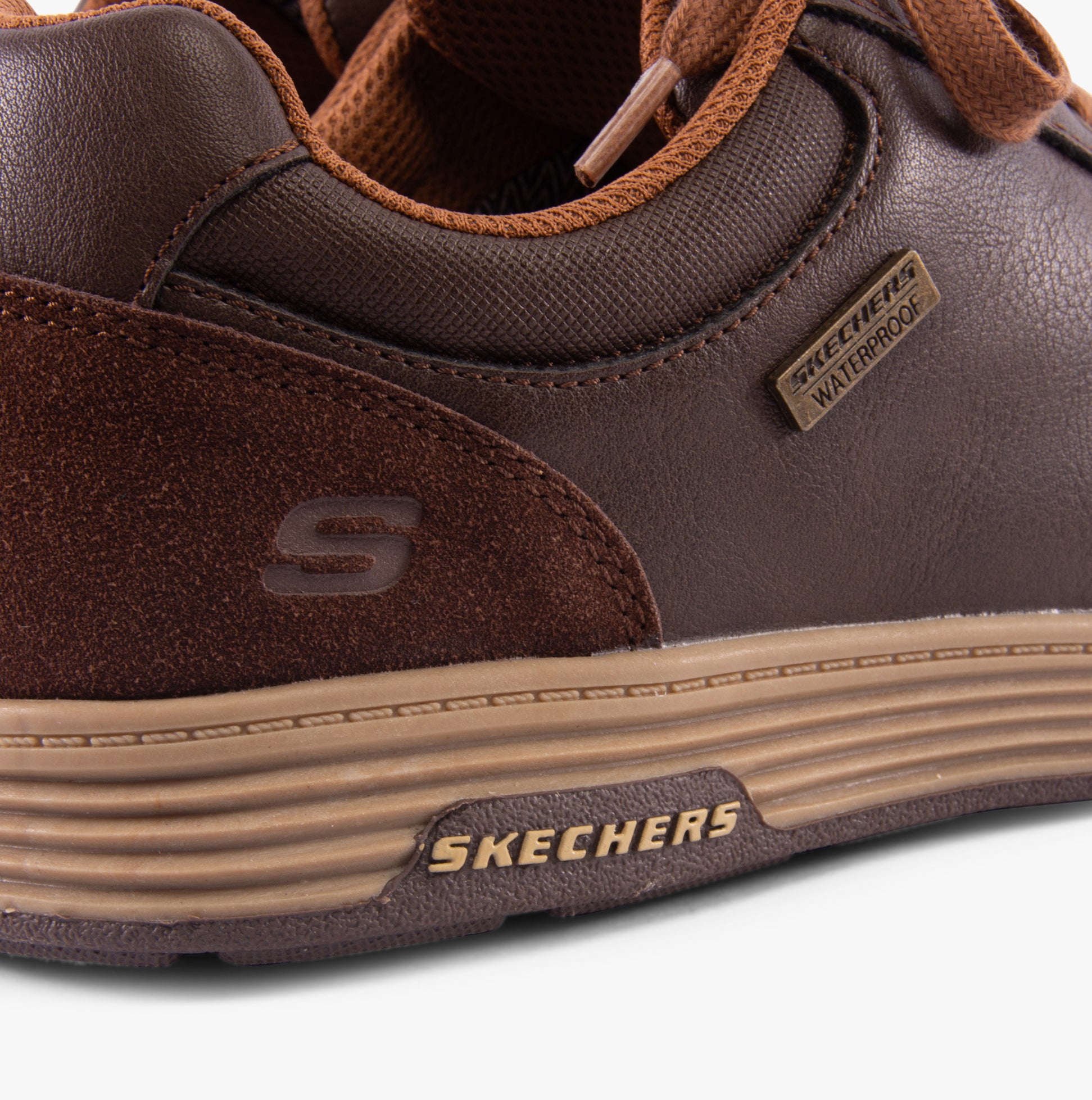 Skechers 210944/CHOC CAVELL - SPARKMAN Mens Trainers Chocolate