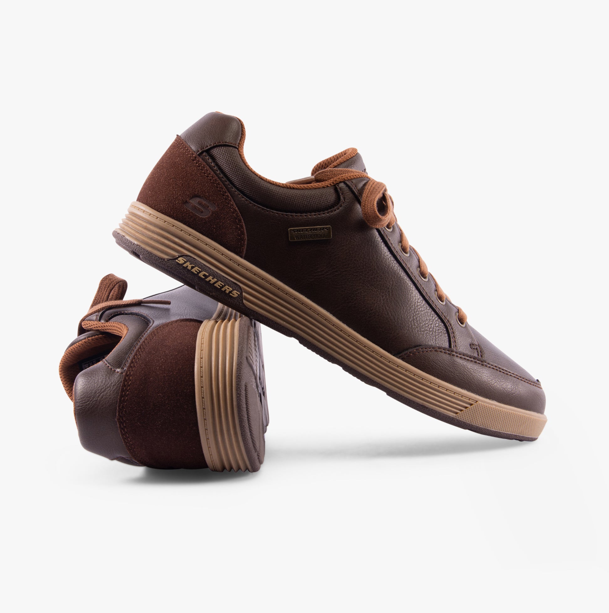 Skechers 210944/CHOC CAVELL - SPARKMAN Mens Trainers Chocolate