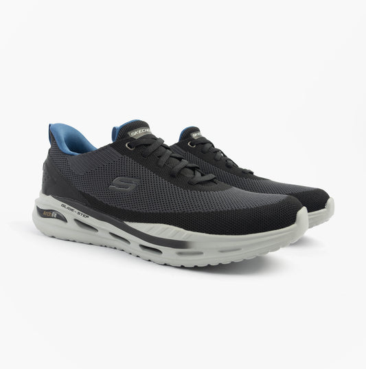 Skechers ARCH FIT ORVAN - KINCADE Mens Trainers Black