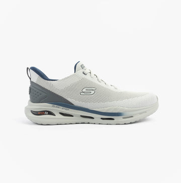 Skechers ARCH FIT ORVAN - KINCADE Mens Trainers Light Grey