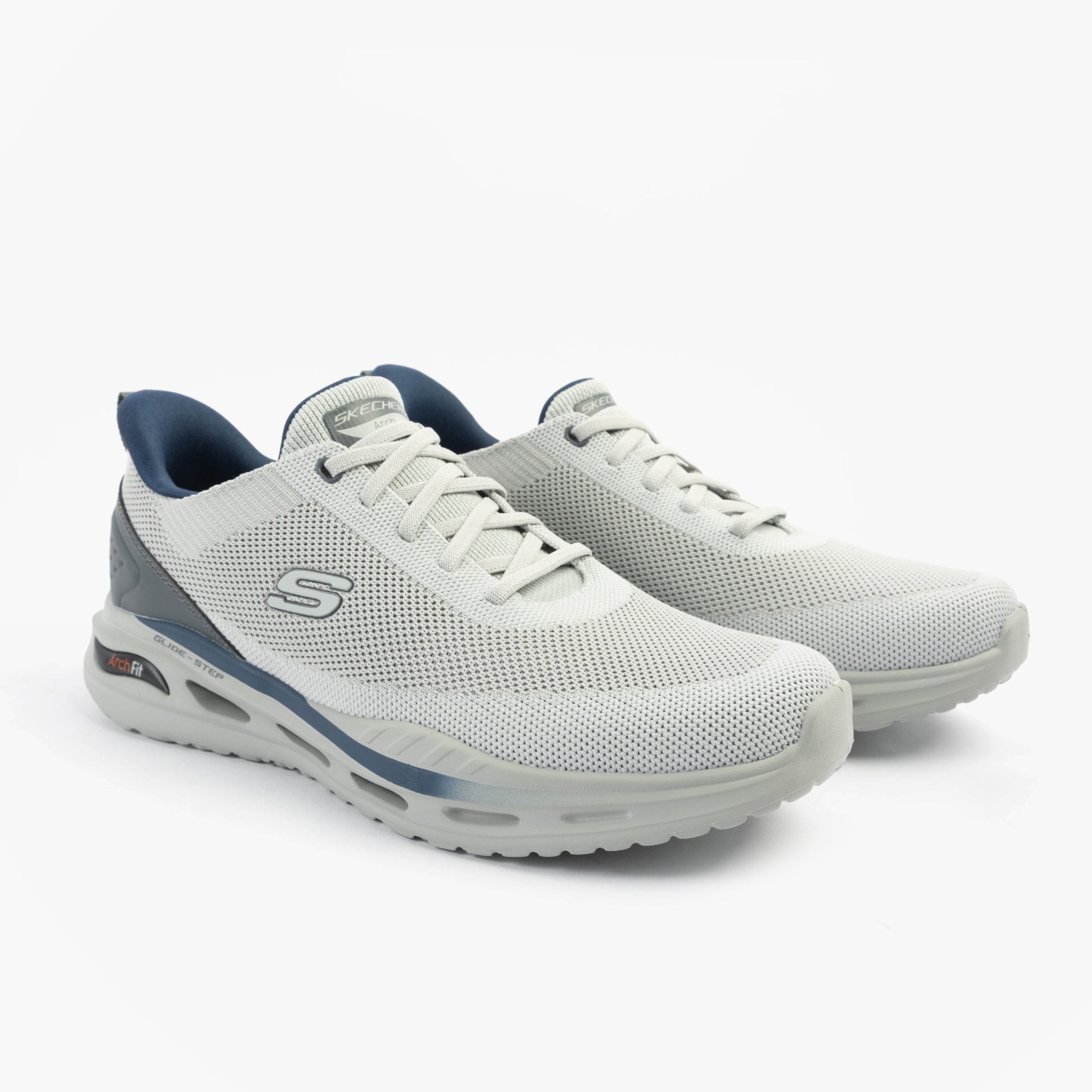 Skechers 210994/LTGY ARCH FIT ORVAN - KINCADE Mens Trainers Light Grey