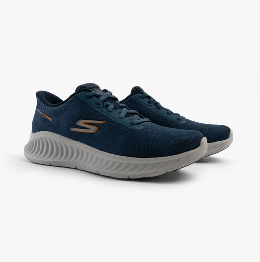 Skechers GO WALK NOW - PAYTON Mens Trainers Navy