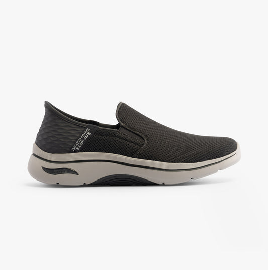 Skechers 216600/CHAR GO WALK ARCH FIT 2.0 - HANDS FREE 2 Mens Trainers Charcoal