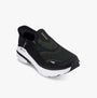 Skechers 220565/BLK MAX CUSHIONING ARCH FIT 2.0 - Mens Trainers Black side view featuring breathable textile upper.