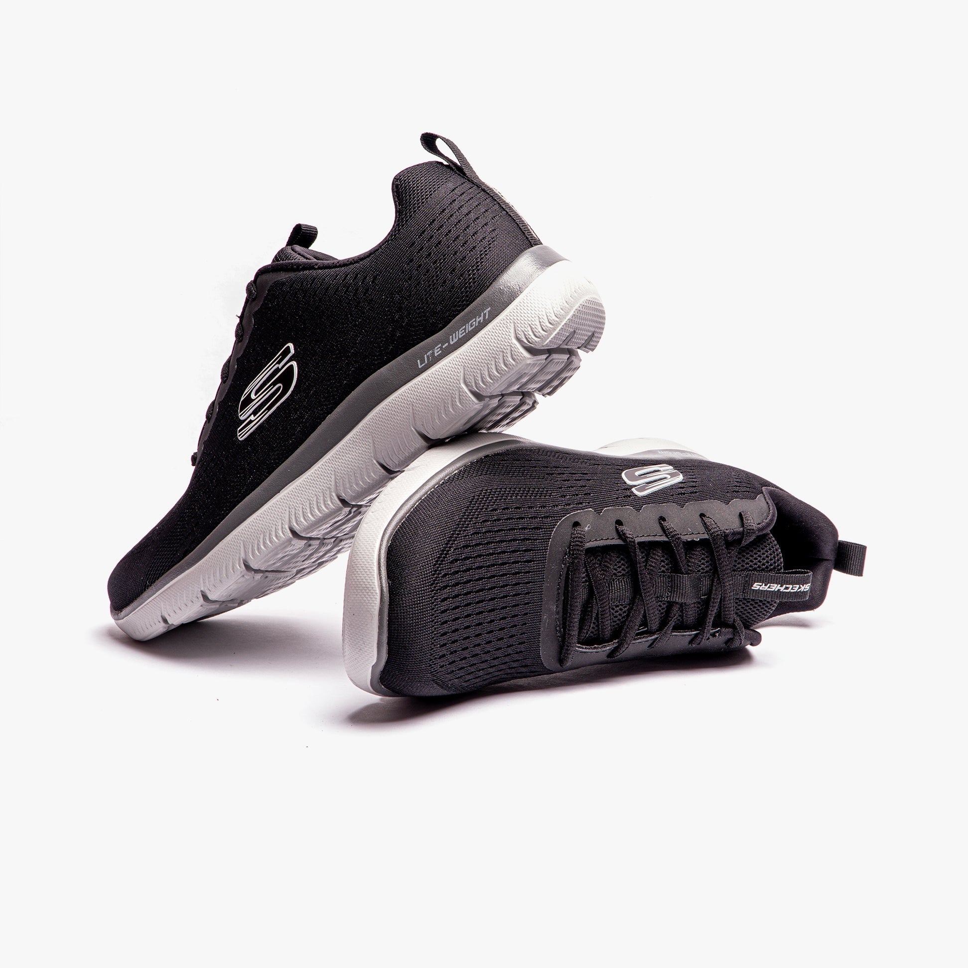 Skechers 232395/BKCC SUMMITS - TORRE Mens Shoes Black/Charcoal