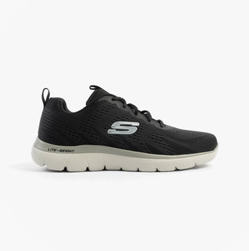Skechers SUMMITS - TORRE Mens Trainers Black/Taupe