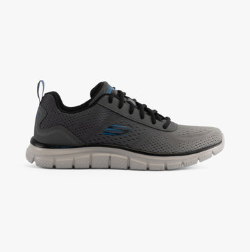 Skechers 232399/CCGY TRACK-RIPKENT Mens Trainers Charcoal/ Black