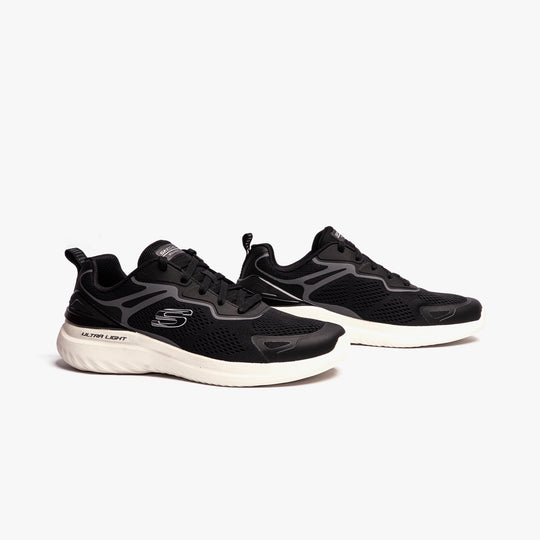Skechers BOUNDER 2.0-ANDAL Mens Trainers Black/Gray