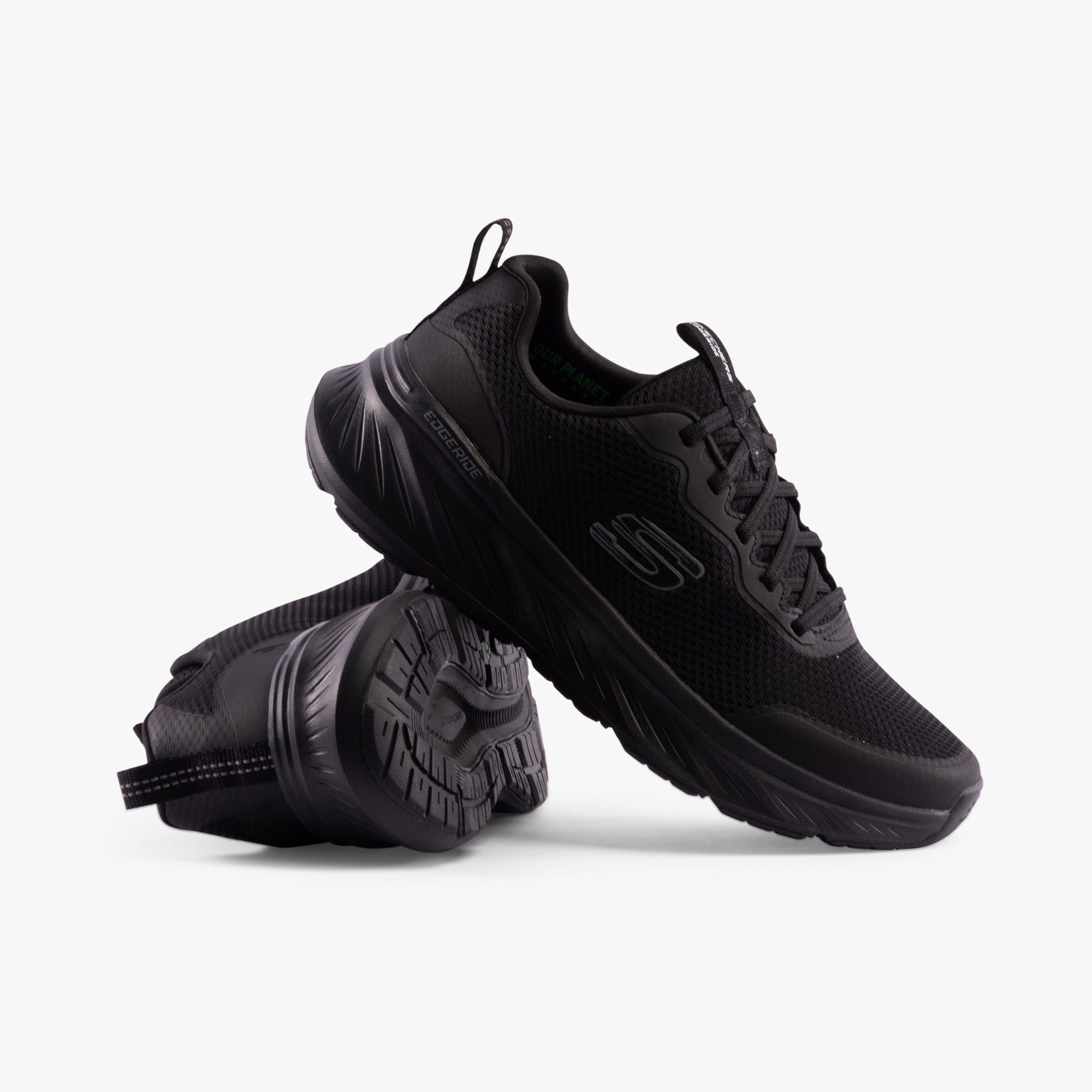 Skechers 232835/BBK EDGERIDE - REKZE Mens Trainers Black