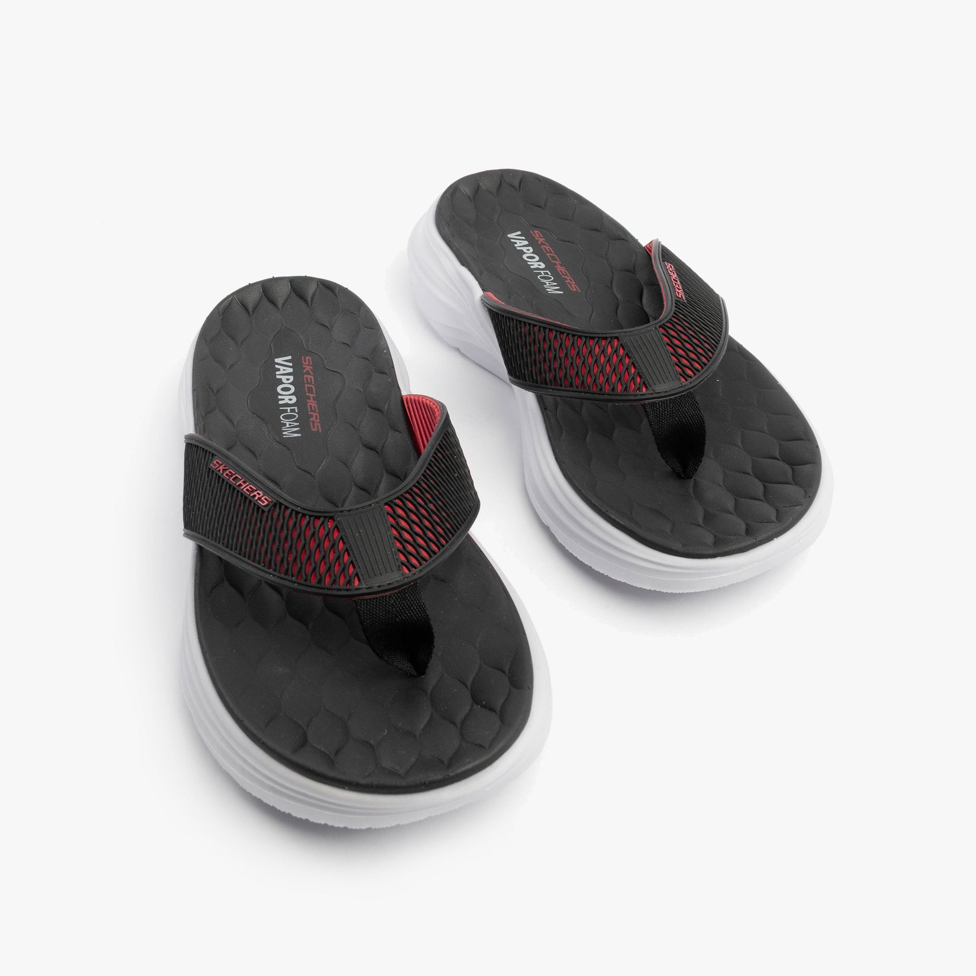 Skechers 232894/BKRD VAPOR FOAM SANDAL - SAYTO Mens Sandals Black/Red
