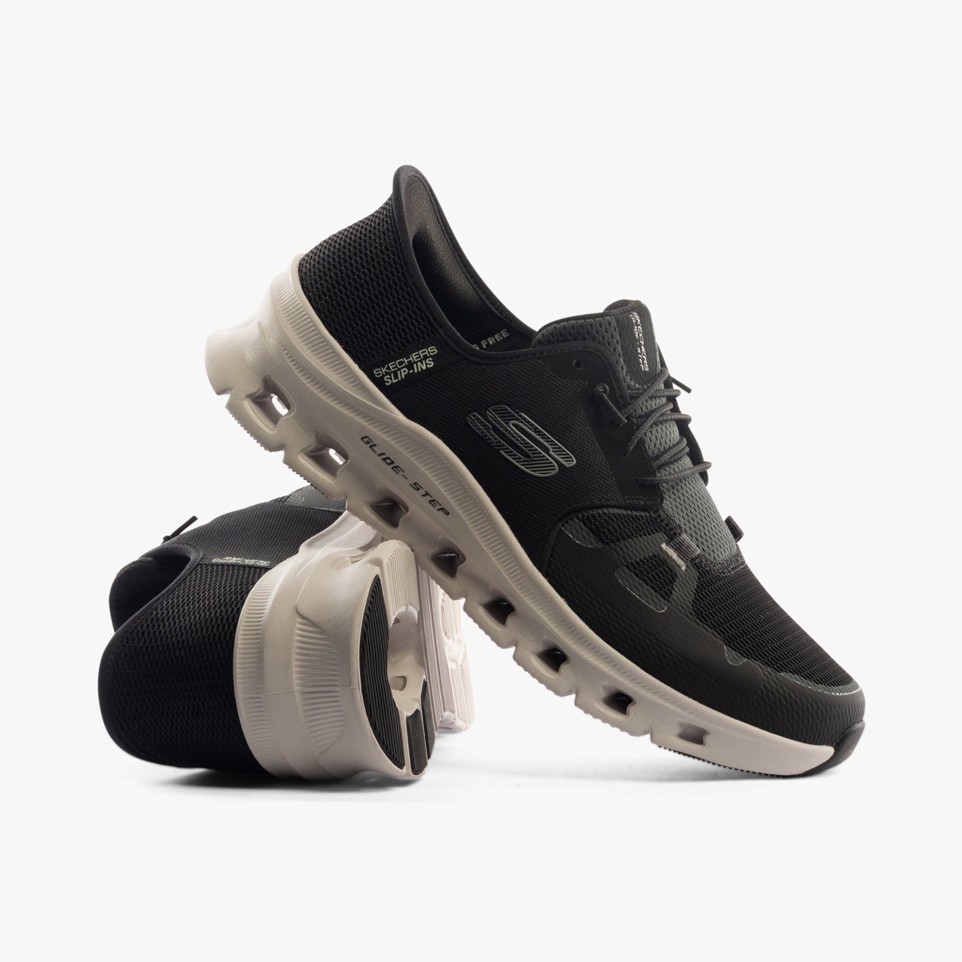 Skechers 232930/BLK GLIDE-STEP PRO Mens Trainers Black