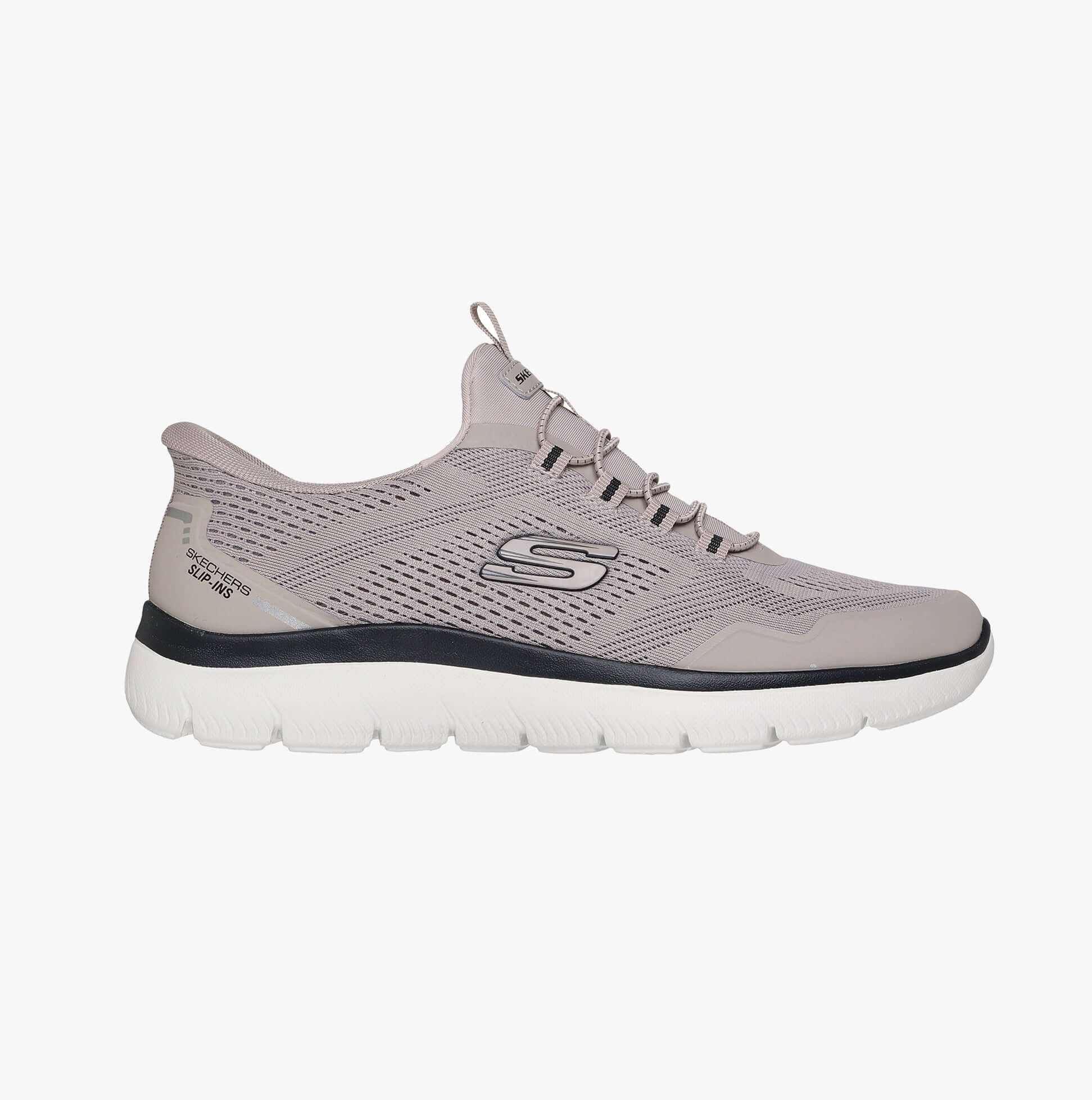 Skechers 233045/TPBK SUMMITS-TOP RATE Mens Trainers Taupe