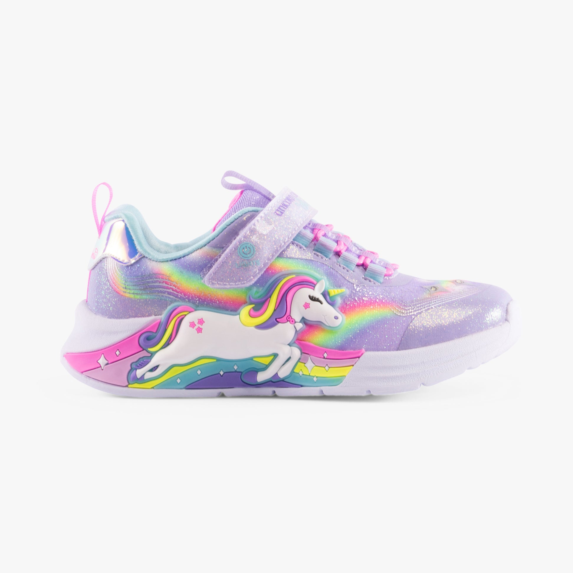 Skechers 302298-L/N-UNICORN CHASER Girls Trainers Lavender/Multi